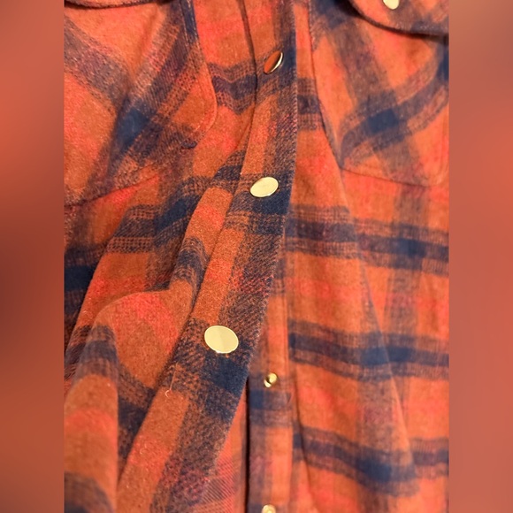 In Bloom rust and Black Plaid Shirt - Picture 4 of 6